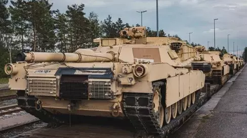 Американские танки «Абрамс» в Германии
